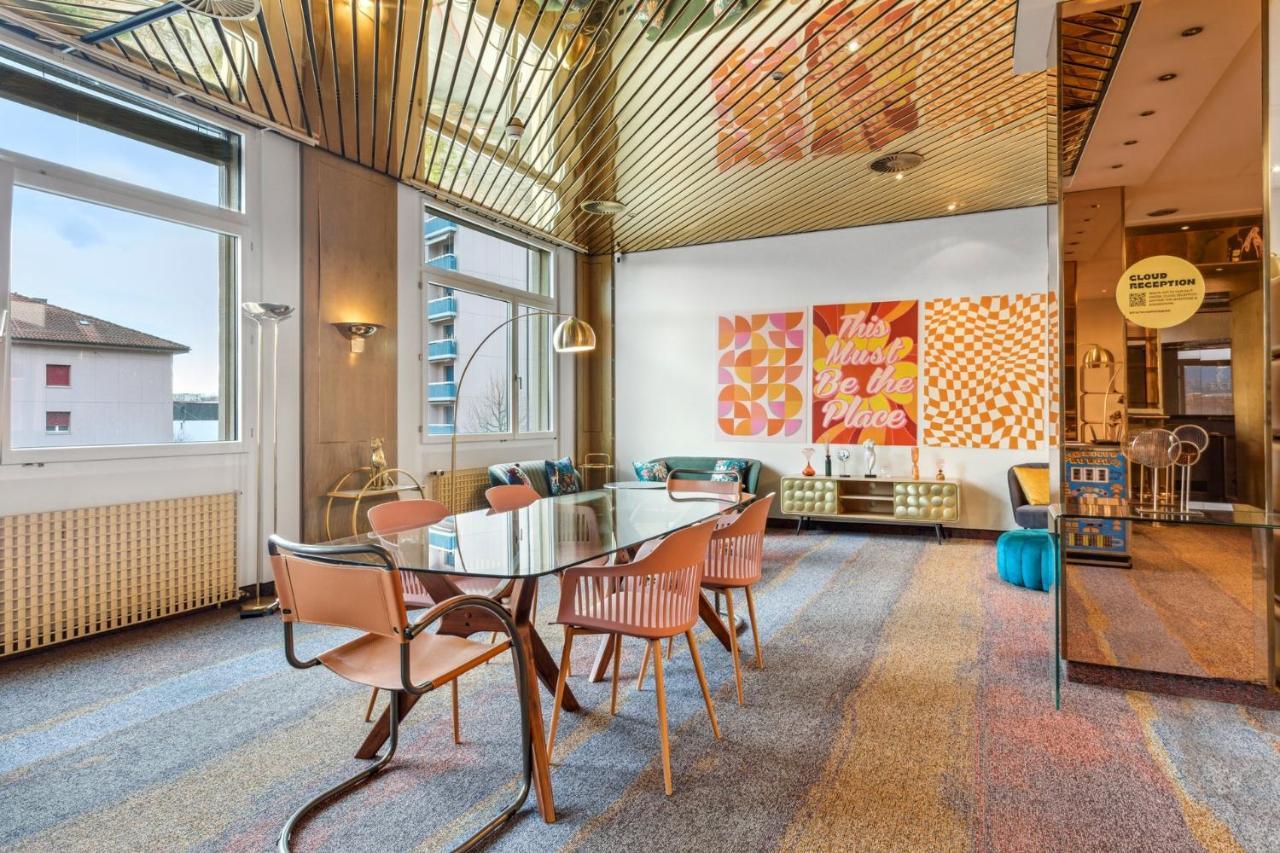 Becozy Au Parc Retro Edition Self-Check-In Rooms & Studios Fribourg Exterior photo